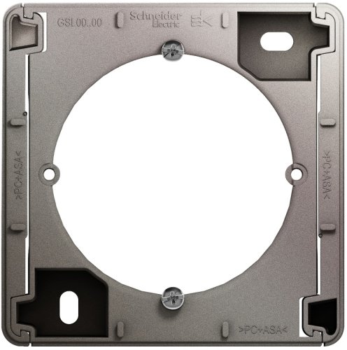 Коробка для наружнего монтажа Systeme Electric Glossa платина фото Коробка для наружнего монтажа Systeme Electric Glossa платина картинка